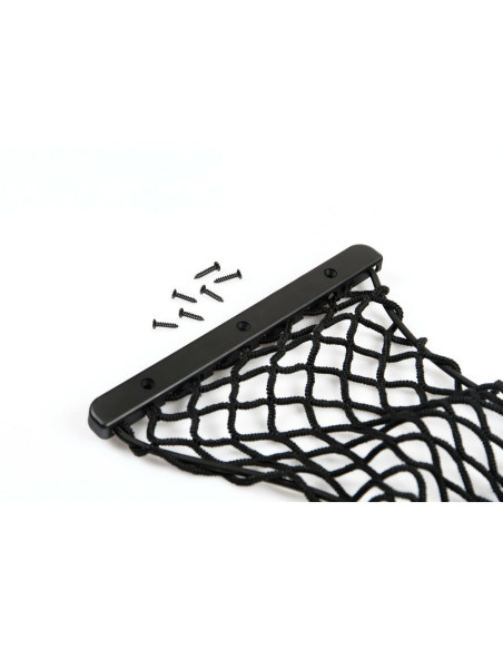Tasca a rete elasticizzata multiuso fissaggio a viti 24x18cm
