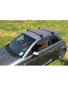 Kit barre portatutto LP49 per Fiat 500 - 500C dal 2007 al 2024 2