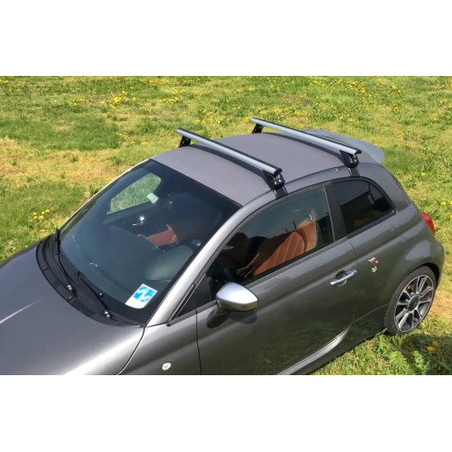 Kit barre portatutto LP49 per Fiat 500 - 500C dal 2007 al 2024