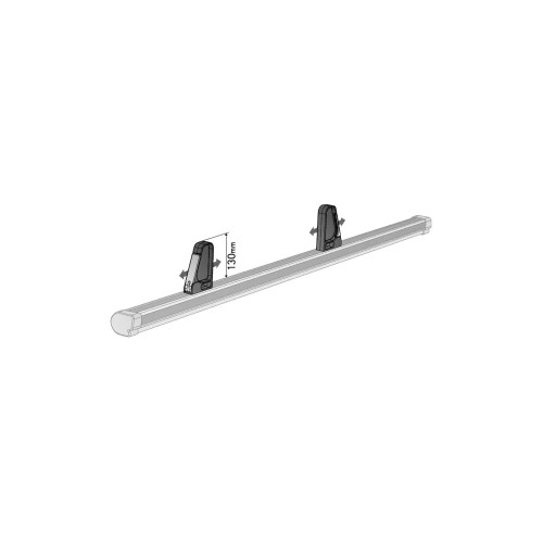 Coppia fermacarico 13cm per barre commerciali Nordrive in alluminio