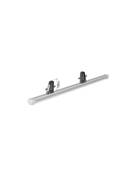 Coppia fermacarico 13cm per barre commerciali Nordrive in alluminio
