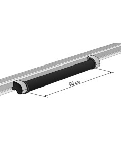Rullo posteriore carica scale 96cm per barre commerciali Nordrive in alluminio 2