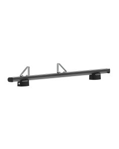 Coppia fermacarico in acciaio inox H70mm per barre con canalina 2