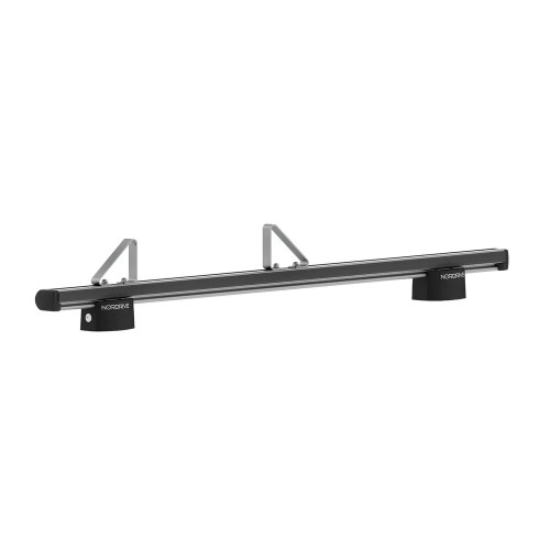 Coppia fermacarico in acciaio inox H70mm per barre con canalina
