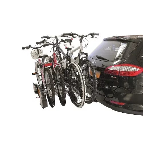 Portabici per gancio traino inclinabile Siena 4 bici