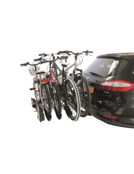 Portabici per gancio traino inclinabile Siena 4 bici