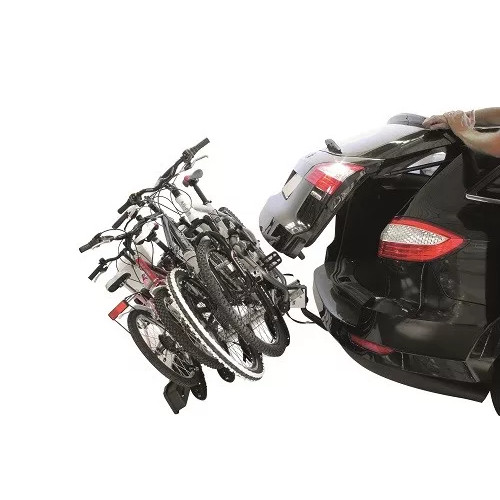 Portabici per gancio traino inclinabile Siena 4 bici