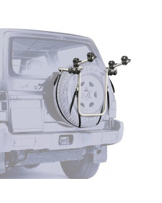 Portabici posteriore per ruota di scorta fuoristrada 2 bici Bike Carrier 2