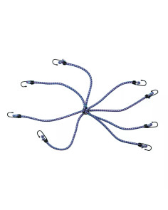 Corda elastica a ragno fermacarico 8 ganci 10mm camion camper