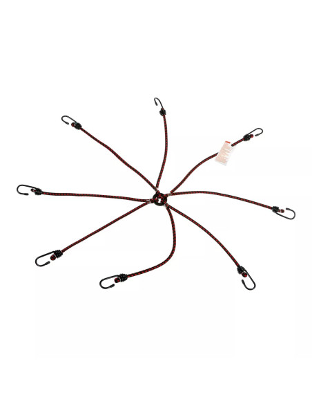 Corda elastica a ragno fermacarico 8 ganci 8mm camion camper