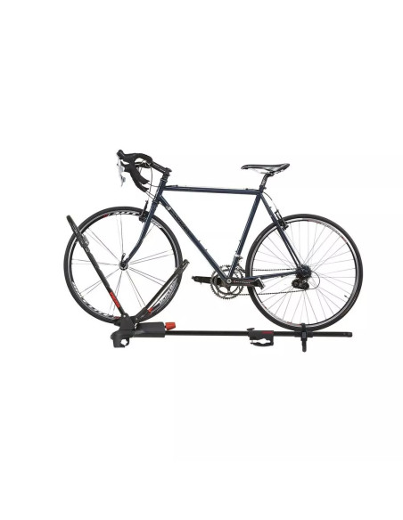 Frontloader Portabici per barre portatutto con fissaggio ruota anteriore