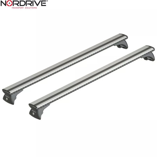 Barre portatutto portapacchi alluminio 108cm Silenzio In-Rail profilo integrato