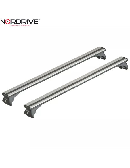 Barre portatutto portapacchi alluminio 108cm Silenzio In-Rail profilo integrato