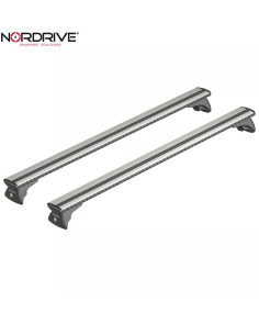 Barre portatutto portapacchi alluminio 127cm Silenzio In-Rail profilo integrato