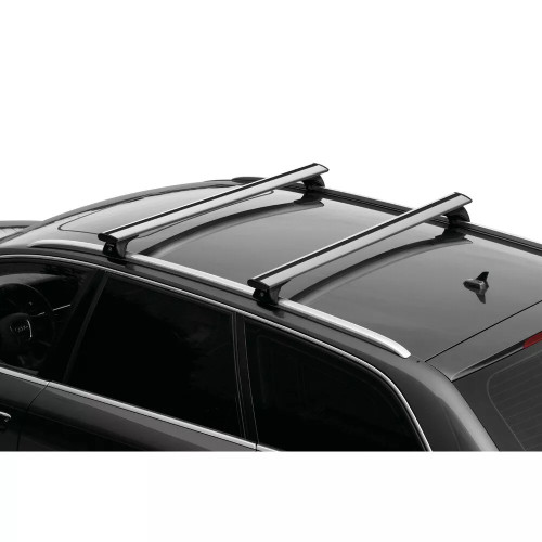 Barre portatutto portapacchi alluminio 127cm Silenzio In-Rail profilo integrato