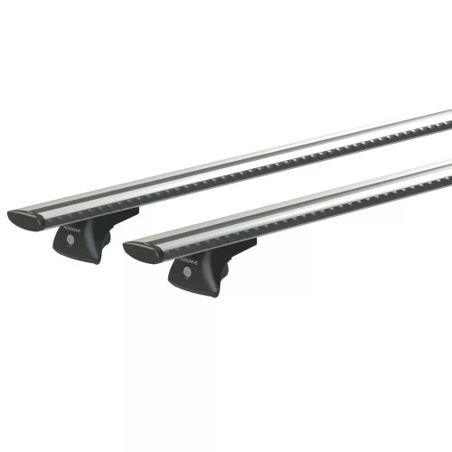 Barre portatutto portapacchi alluminio 127cm Silenzio In-Rail profilo integrato
