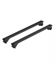 Barre portatutto portapacchi alluminio nero 120cm Silenzio Rail corrimano aperti