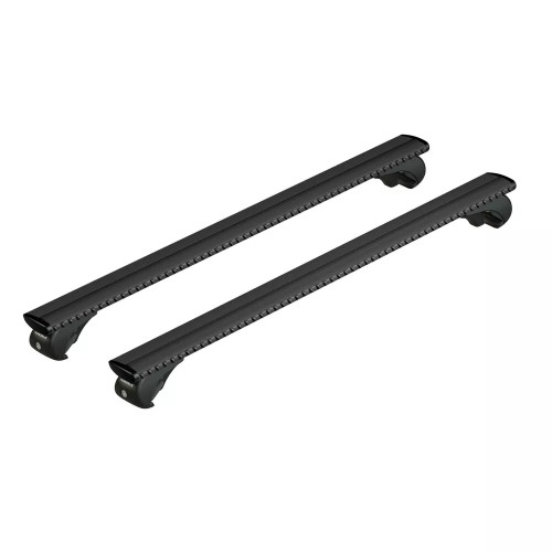 Barre portatutto portapacchi alluminio nero 120cm Silenzio Rail corrimano aperti