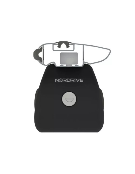 Barre portatutto portapacchi alluminio nero 120cm Silenzio Rail corrimano aperti