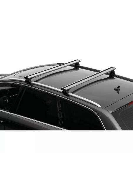 Barre portatutto portapacchi alluminio 120cm Silenzio In-Rail profilo integrato