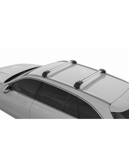 Barre portatutto alluminio 104-99cm Silenzio CX C413 profilo integrato