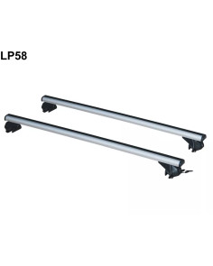 Kit barre portatutto premontate LP58 per Kia Sorento dal 2015 railing