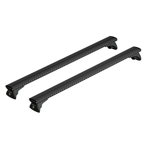 Barre portatutto portapacchi alluminio nero 108cm Silenzio profilo integrato
