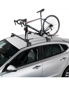 Portabici da tetto in alluminio con fissaggio a forcella Cruz Criterium