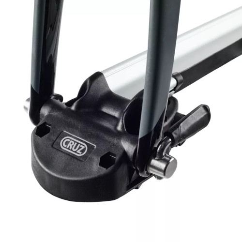 Portabici da tetto in alluminio con fissaggio a forcella Cruz Criterium