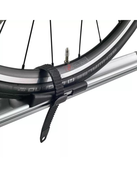 Portabici da tetto in alluminio con fissaggio a forcella Cruz Criterium