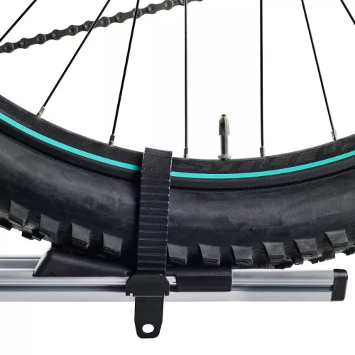 Portabici da tetto in alluminio con fissaggio a forcella Cruz Criterium