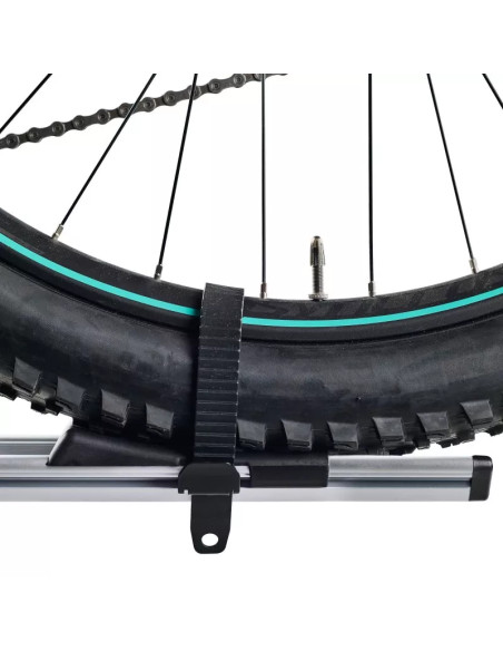 Portabici da tetto in alluminio con fissaggio a forcella Cruz Criterium
