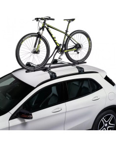 Portabici da tetto in alluminio nero con chiave Race Dark