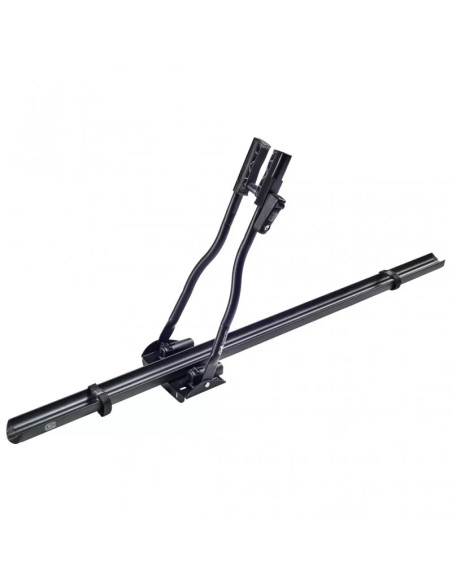 Portabici da tetto in alluminio nero con chiave Race Dark