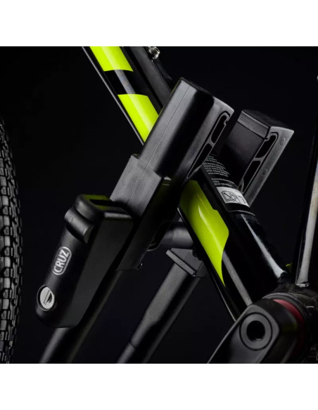 Portabici da tetto in alluminio nero con chiave Race Dark