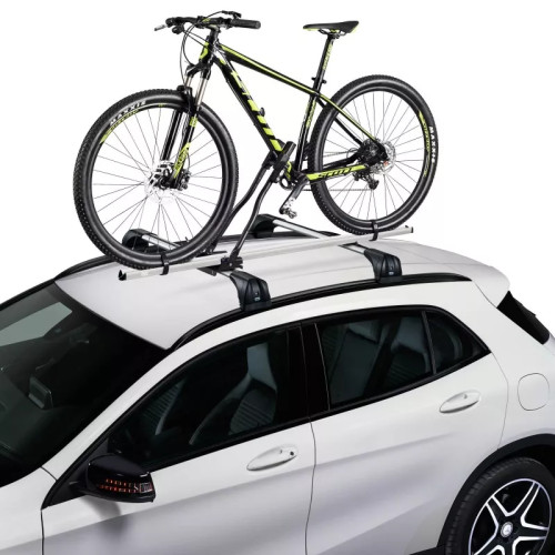 Portabici da tetto in alluminio con chiave Cruz Race