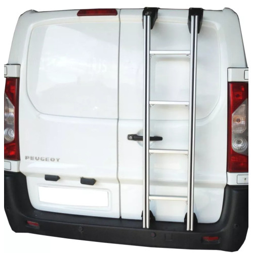 Scaletta posteriore Prealpina alluminio 150cm per Transit Custom 2012-2023 H1