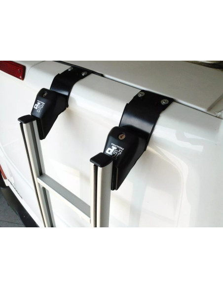 Scaletta posteriore Prealpina alluminio 150cm per Transit Custom 2012-2023 H1