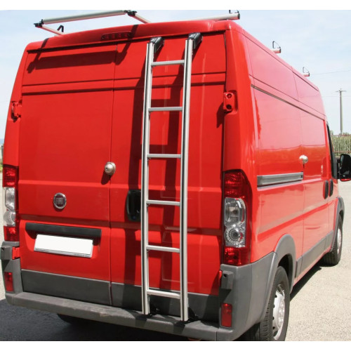 Scaletta posteriore Prealpina alluminio 210cm per Peugeot Boxer dal 2006 H3