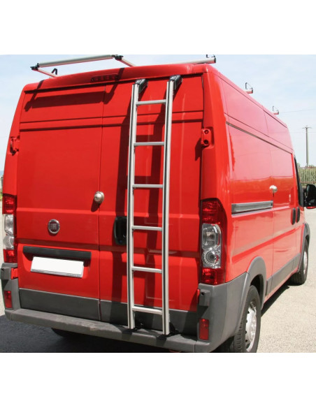 Scaletta posteriore Prealpina alluminio 140cm per VW T5-T6 e Multivan dal 2003