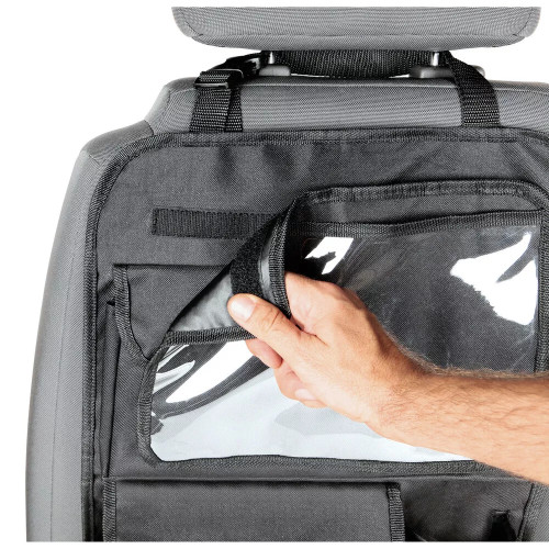 Organizer posteriore per sedili con porta tablet