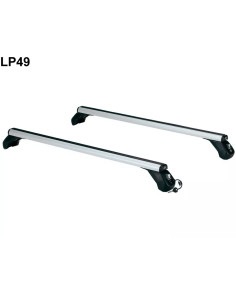 Kit barre portatutto LP49 per Jeep Compass senza profili 2017-2025