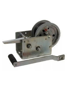 Argano manuale D/L 2500AB con fascia 7500mm 1130kg per rimorchio