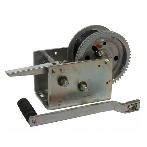 Argano manuale D/L 2500AB con fascia 7500mm 1130kg per rimorchio