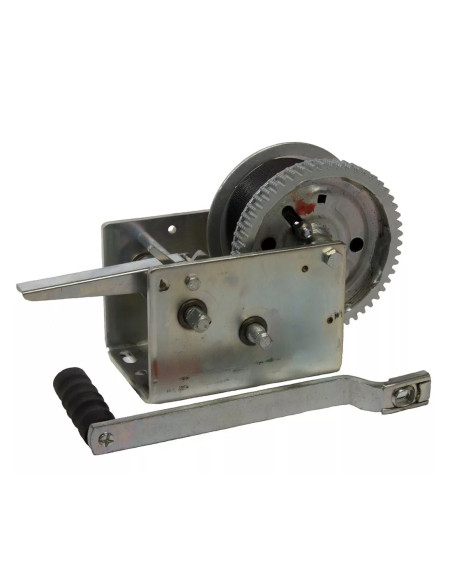 Argano manuale D/L 2500AB con fascia 7500mm 1130kg per rimorchio