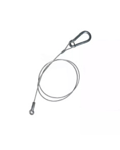 Cavo sicurezza con moschettone per rimorchi - lunghezza 1250mm