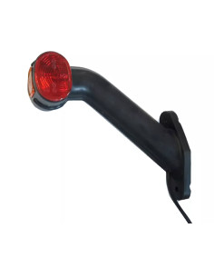 Fanale ingombro laterale sinistro rosso/bianco per rimorchi