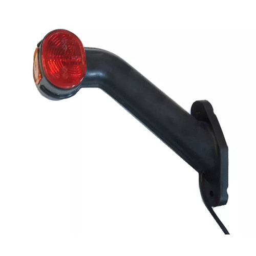 Fanale ingombro laterale sinistro rosso/bianco per rimorchi
