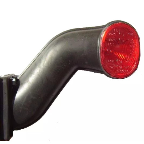 Fanale ingombro laterale destro rosso/bianco 47615218 per rimorchi
