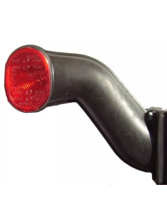 Fanale ingombro laterale sinistro rosso/bianco 47615219 per rimorchi
